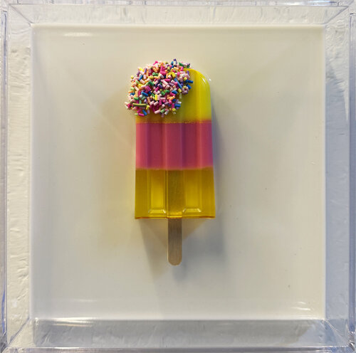 Gemälde, Pop Art, Abstrakt, Unikat. Eis am Stiel von michael pfannschmidt, Andere Medien kaufen auf Singulart
