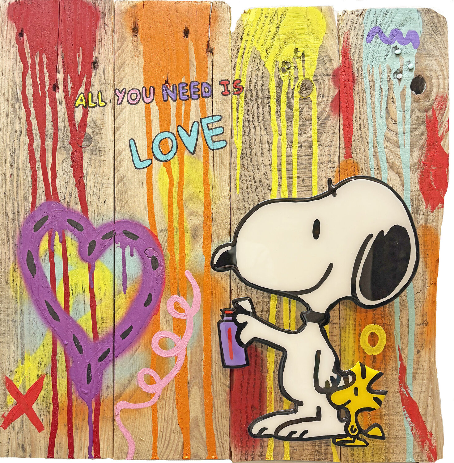 Snoopy ALL YOU NEED IS LOVE by michael pfannschmidt (2024