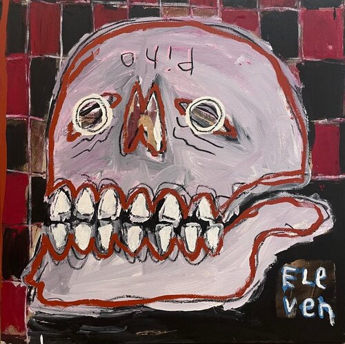 Another Skull de Ross Pino, Pintura a la venta en Singulart