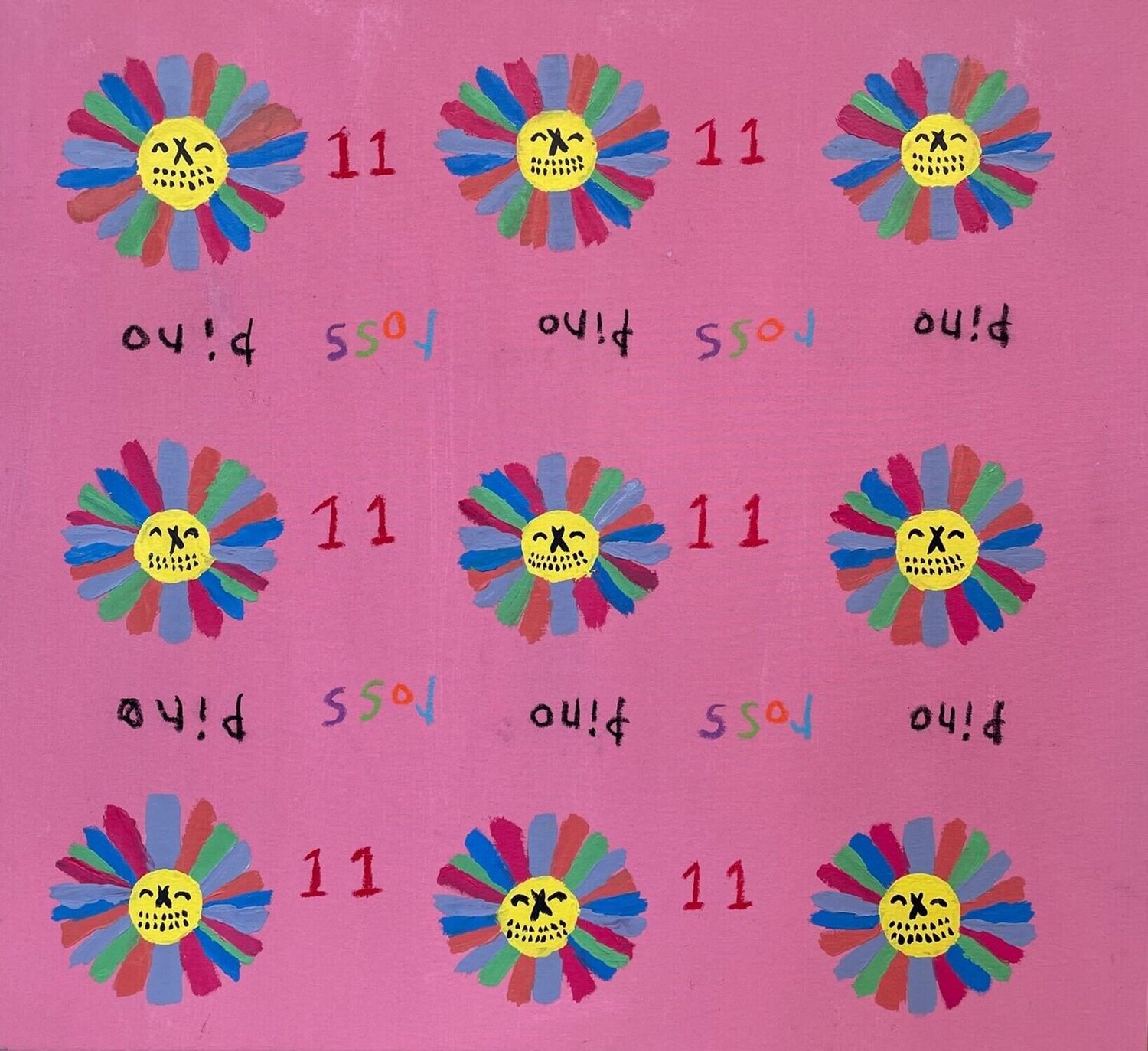 Rock and Roll Flowers- Pink Ross Pino