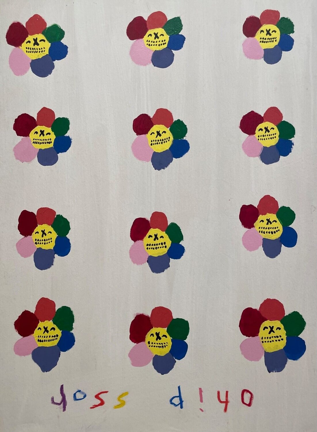 Rock and Roll Flowers- White Ross Pino