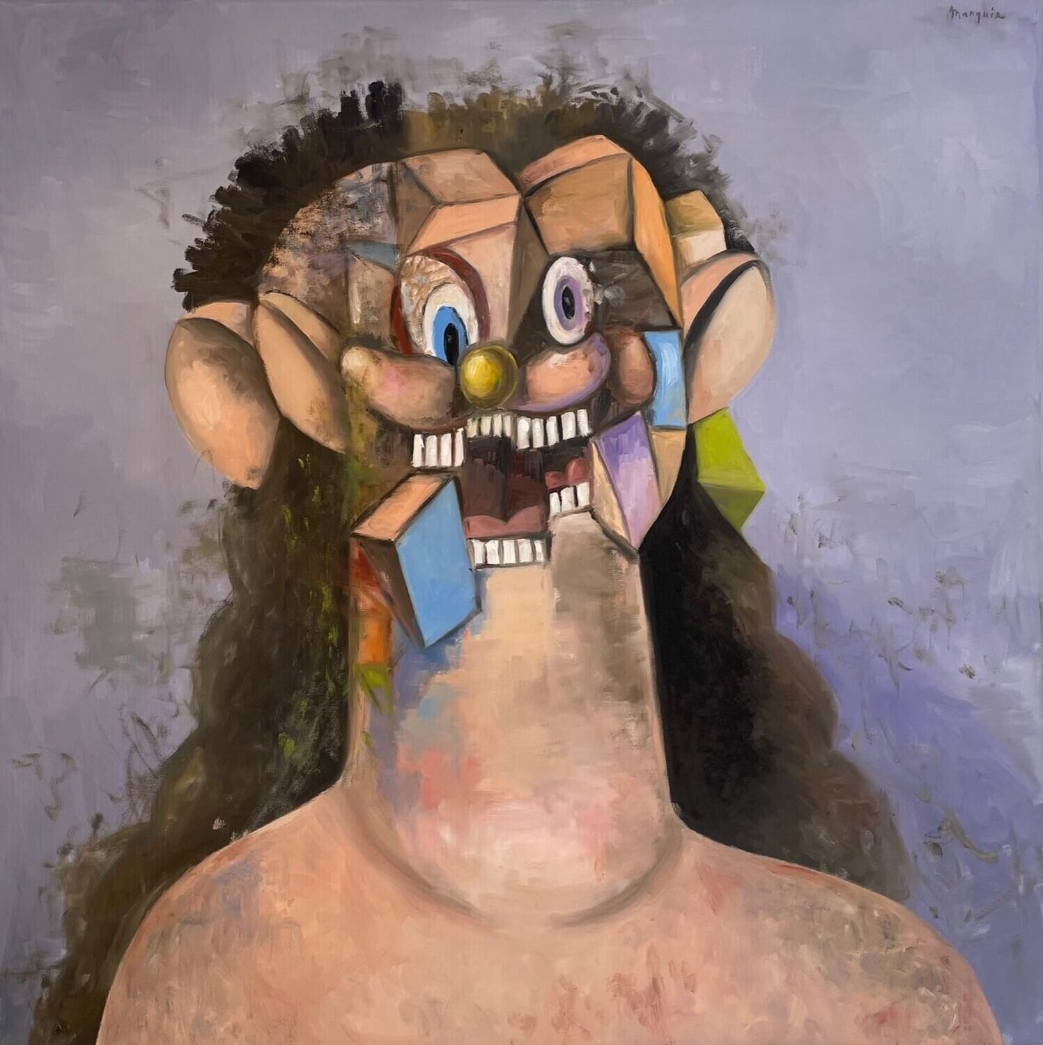 The Lunch Lady Matthew Marquis Dipinto originale in vendita