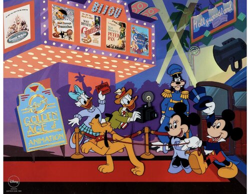 Mickey's Film Festival by Walt Disney Studios, Painting for Sale on Singulart