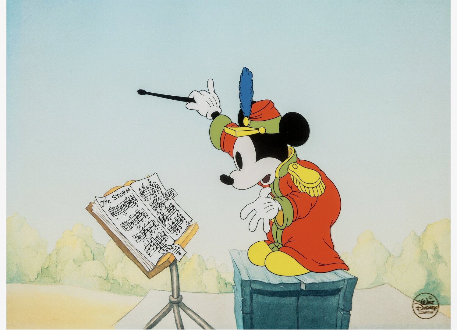 Band Concert Walt Disney Studios Dipinto originale in vendita