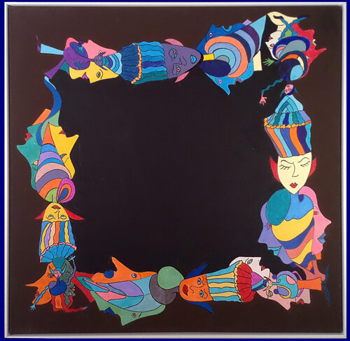 Babylon "The Four" 3 von Sabine Schoen, Malerei kaufen auf Singulart