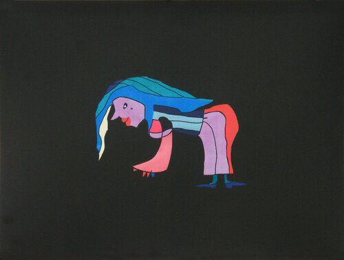 Grony Wife Art Fine Druck by Sabine Schoen, Print for Sale on Singulart