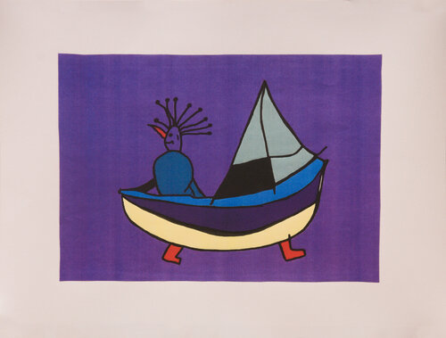 Grony on Board Art Fine Druck by Sabine Schoen, Print for Sale on Singulart