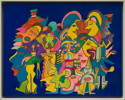 The Four mid von Sabine Schoen, Malerei kaufen auf Singulart