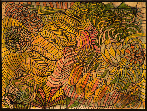 Wüsten Wurm 3 van Sabine Schoen, Schilderij te koop op Singulart