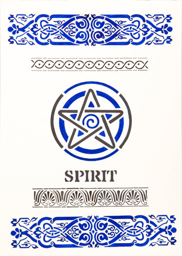 Modern Celtic Paper 10 by Sabine Schoen, Work on Paper for Sale on Singulart