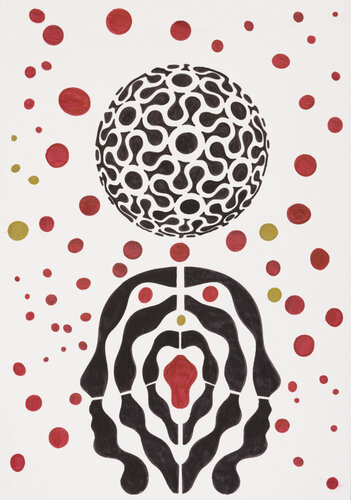 Modern Celtic Paper 17 von Sabine Schoen, Werk auf Papier kaufen auf Singulart