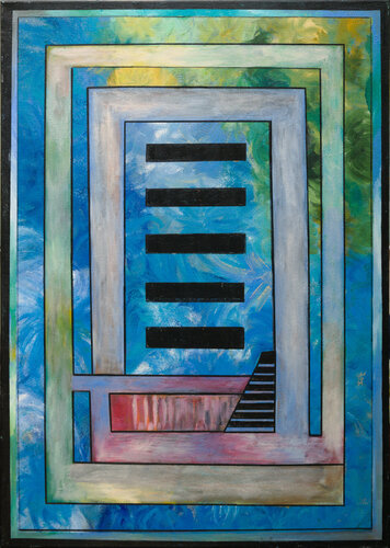 way to the clouds von Sabine Schoen, Malerei kaufen auf Singulart