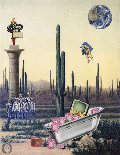 Sky Ranch Motel von Maria Rivans, Druck kaufen auf Singulart