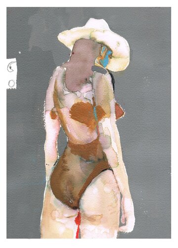 Bleeding Cowboy di Marcelina Amelia, Stampa in vendita su Singulart