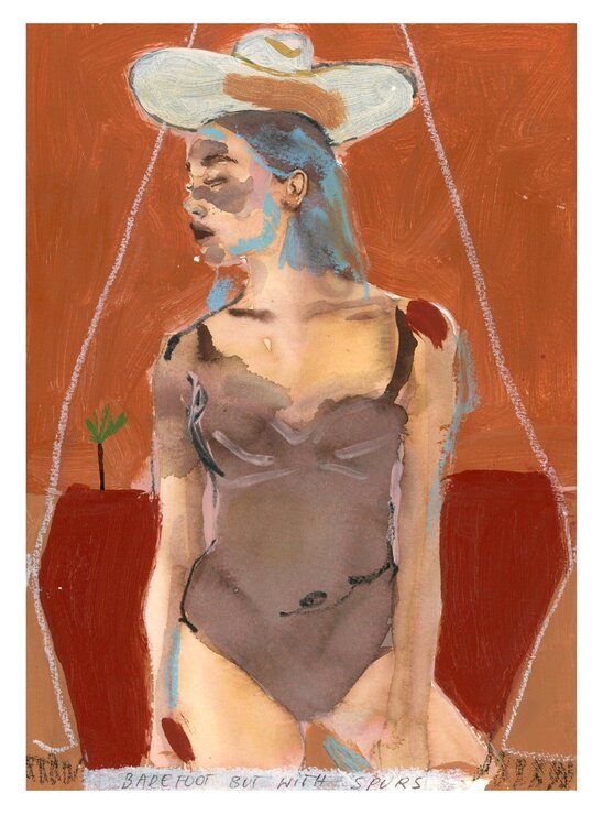 Barefoot With Spurs Marcelina Amelia