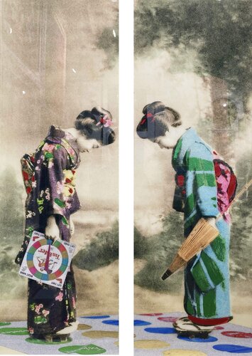 Right Foot Blue, Diptych by Gavin Mitchell, Other Media for Sale on Singulart