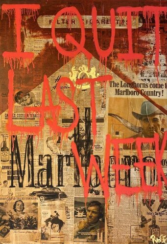The Cowboy Quit Smoking van Charlotte Rose, Afdruk te koop op Singulart
