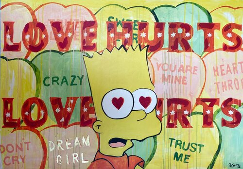 Love Hurts, Large van Charlotte Rose, Afdruk te koop op Singulart