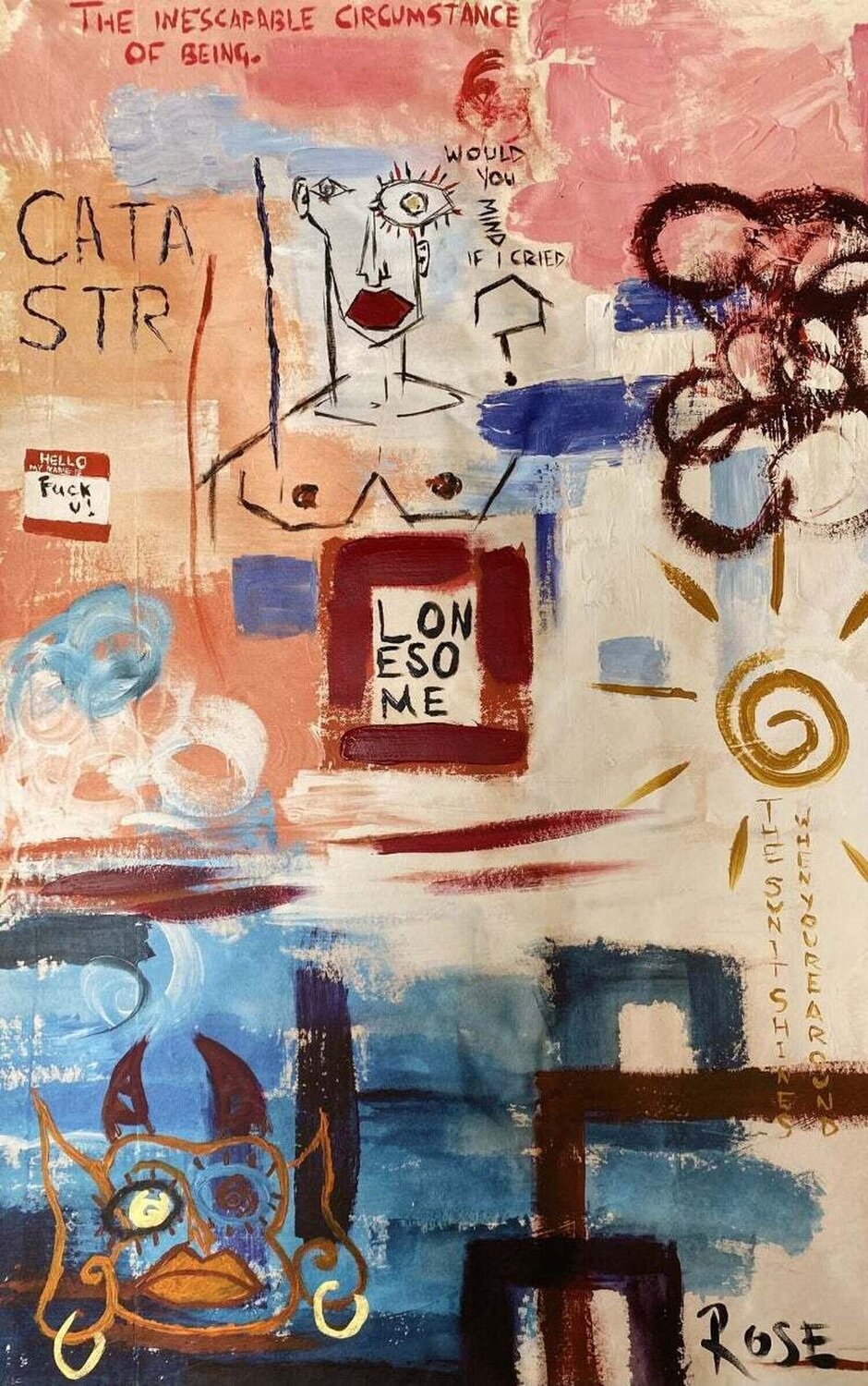 Cave Painting, Small Charlotte Rose