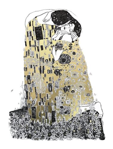 Stolen Kiss von Richard Berner, Druck kaufen auf Singulart