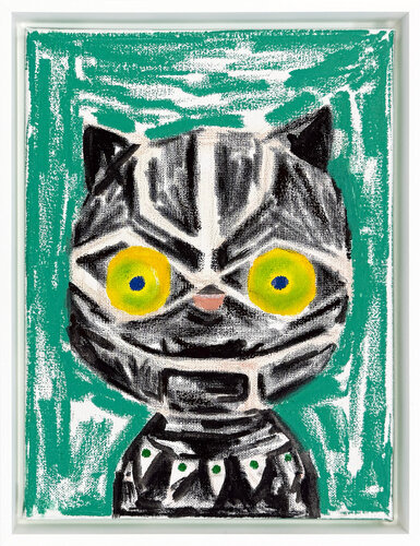 Panther Dough II (framed original painting on canvas) par SOCKO, Peinture en vente sur Singulart