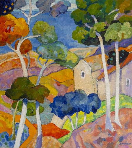 Vecchio granaio di Stefano Puleo, Pittura in vendita su Singulart