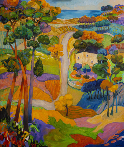 Scorcio sul mare by Stefano Puleo, Painting for Sale on Singulart
