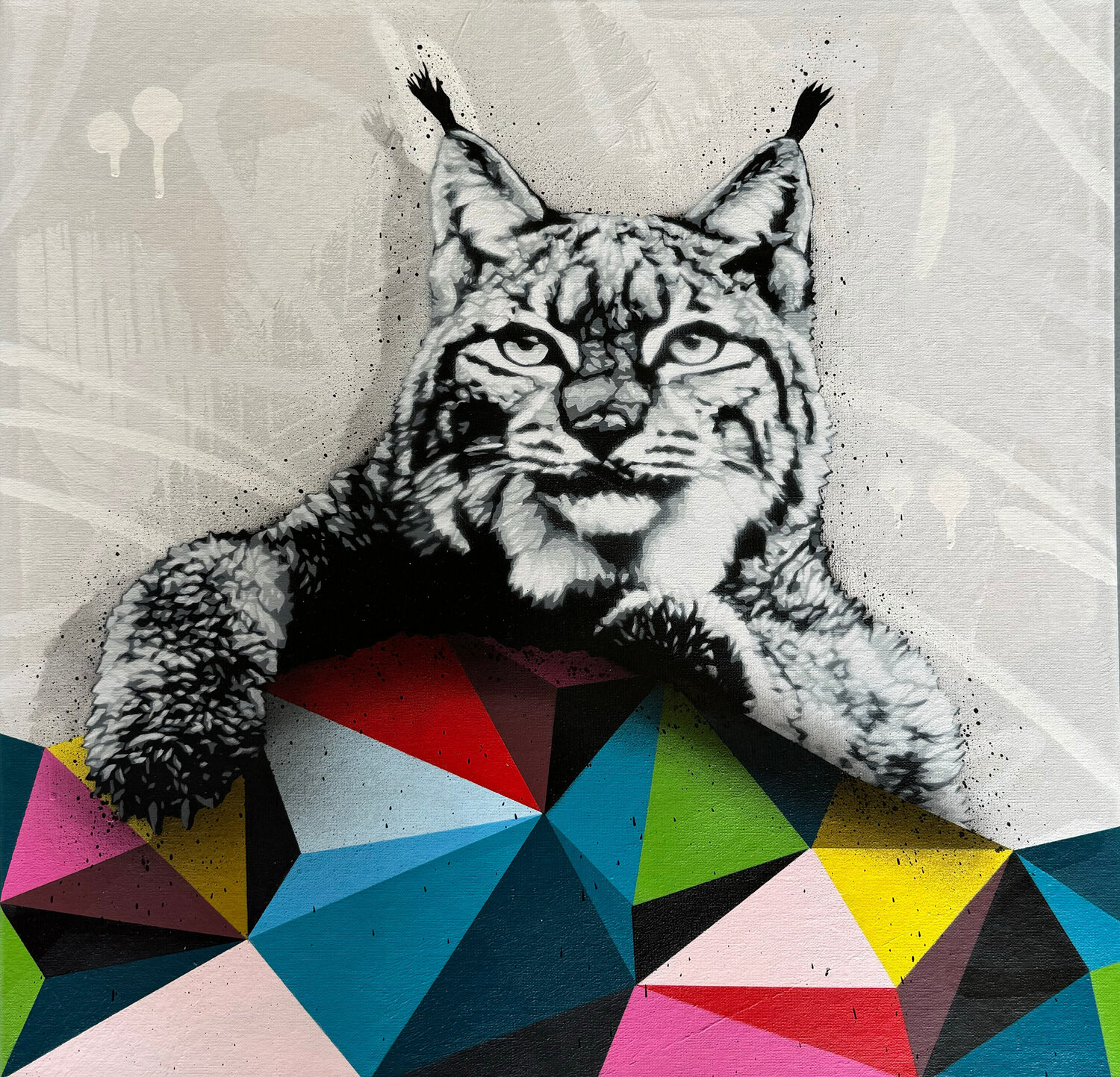 Higher Ground  Hama Woods Dipinto originale in vendita