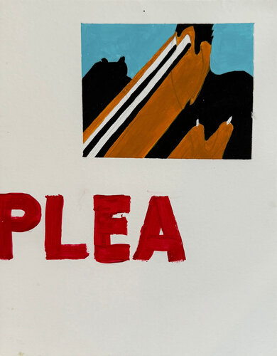 Stretch Bird Plea de Spencer Harris, Obra en papel a la venta en Singulart