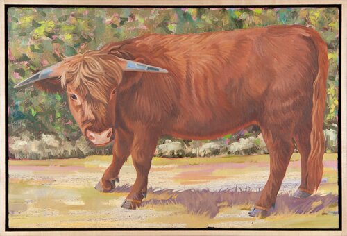 Shetland Calf van Nora Othic, Schilderij te koop op Singulart