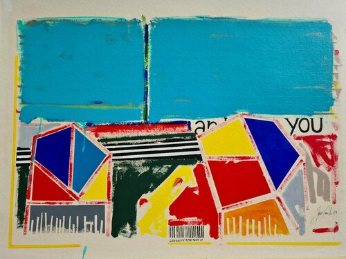 geometric quadrilaterals (and you) par José Fonte, Œuvre sur papier en vente sur Singulart