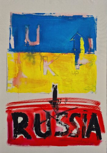 People of Ukraine di José Fonte, Pittura in vendita su Singulart