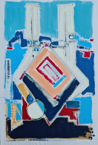 A long way to go #1      Balance par José Fonte, Peinture en vente sur Singulart