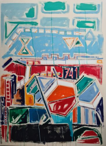 A long way to go " # 741" par José Fonte, Œuvre sur papier en vente sur Singulart