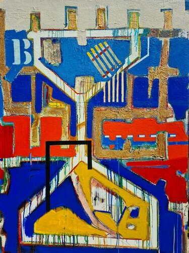 #B de Bairrada de império... di José Fonte, Pittura in vendita su Singulart