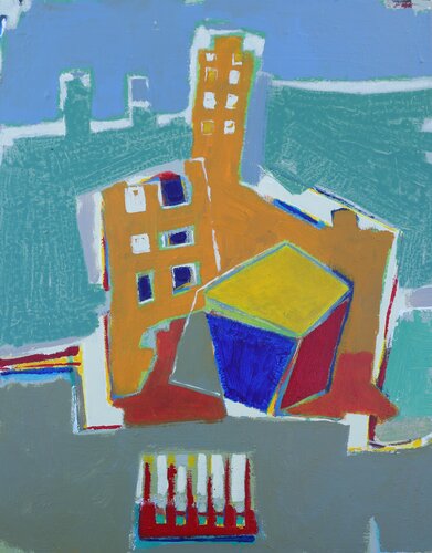 Fortress I di José Fonte, Pittura in vendita su Singulart