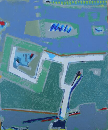 Fortress T van José Fonte, Schilderij te koop op Singulart