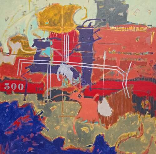 #300 + 17 di José Fonte, Pittura in vendita su Singulart