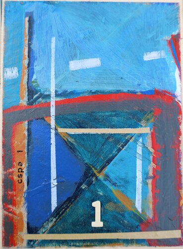 CSPA Cadeiras só para alguns 1 van José Fonte, Schilderij te koop op Singulart