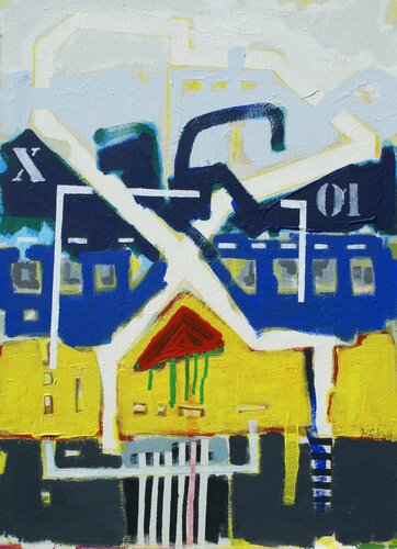 #X 01 van José Fonte, Schilderij te koop op Singulart