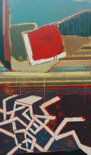 Walking #2 par José Fonte, Peinture en vente sur Singulart