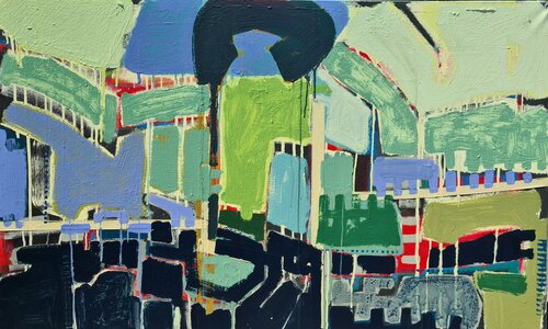 Urban landscapes 1 par José Fonte, Peinture en vente sur Singulart