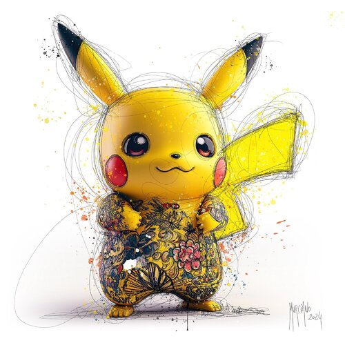 Pikachu van Patrice Murciano, Schilderij te koop op Singulart
