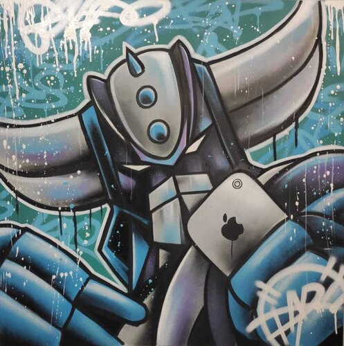Goldophone Goldorak Grendizer von Daru, Malerei kaufen auf Singulart