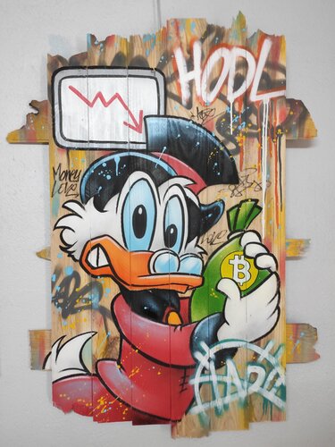 HODL Bitcoin von Daru, Malerei kaufen auf Singulart