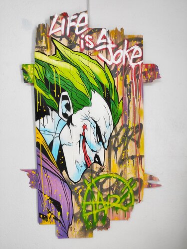 Life is a Joke van Daru, Schilderij te koop op Singulart