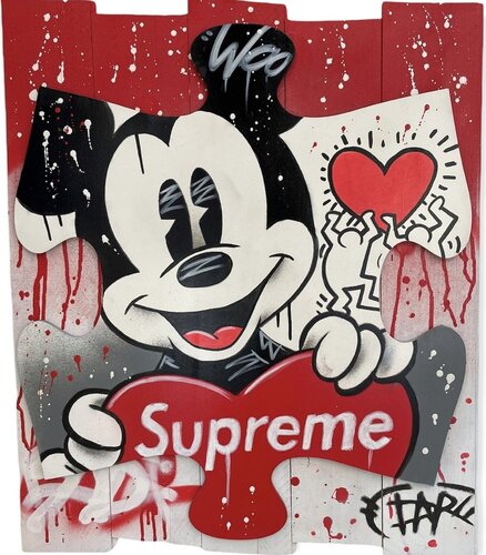 Mickey Mouse Supreme Love van Daru, Schilderij te koop op Singulart
