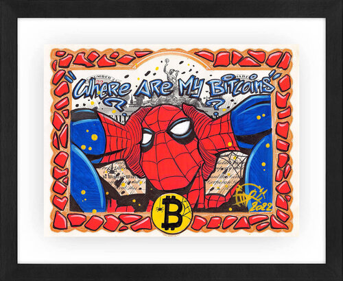 Where are my Bitcoins? de Daru, Pintura a la venta en Singulart