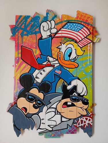 Saved by God di Daru, Pittura in vendita su Singulart