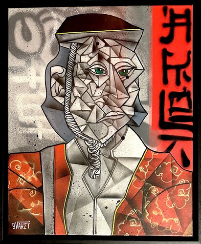 Portrait de l'homme pensif van AKET, Schilderij te koop op Singulart